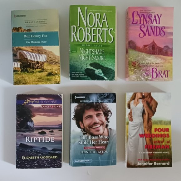 6 romance novels - Picture 1 of 2